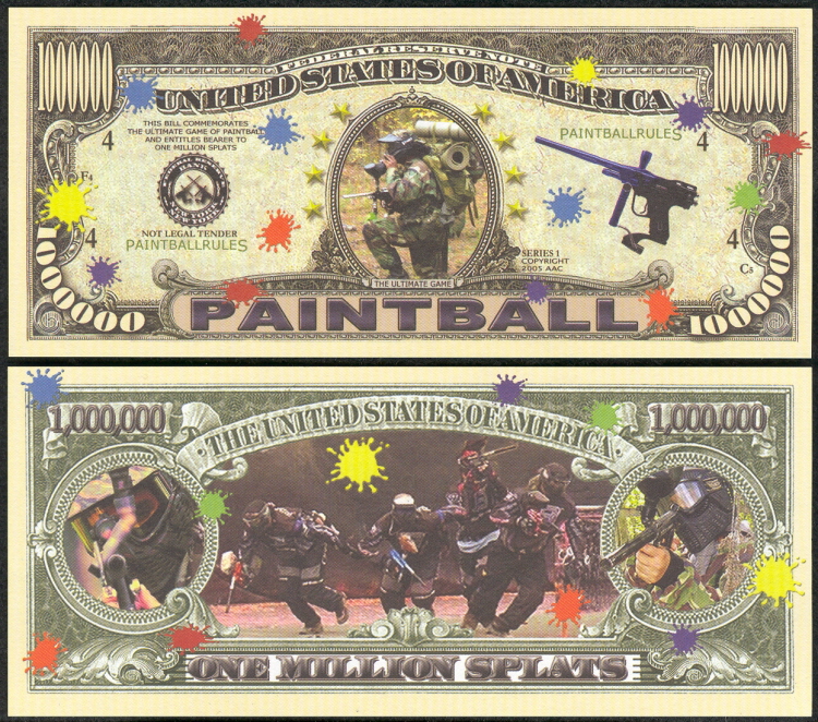 вартість пейнтбол страйкбол